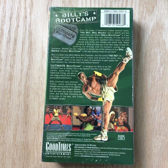 Billy Blanks Boot Camp VHS NWOT - Picture 2 of 6
